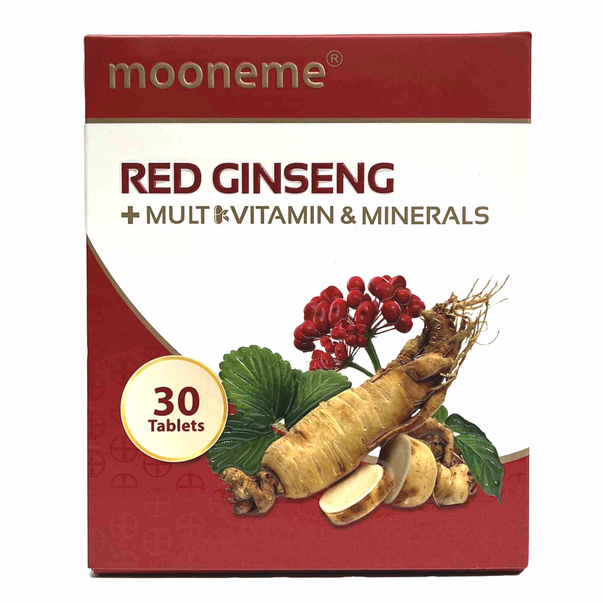 قرص رد جینسینگ و مولتی ویتامین مینرال مونم Red Ginseng
